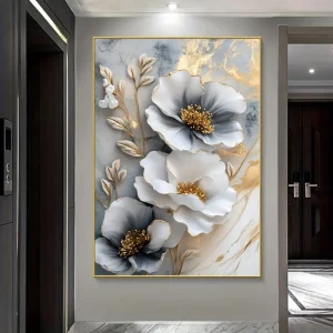 Luxury Floral Canvas Art
