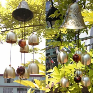 Copper Bell Wind Chimes