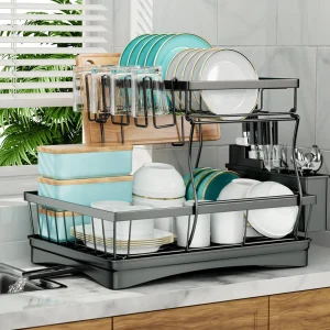 2-Tier Dish Drying Rack