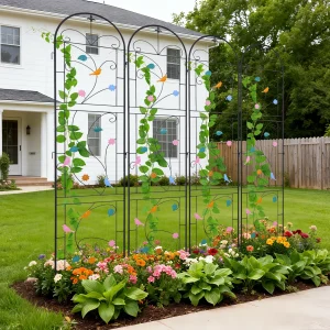 2-Pack Metal Garden Trellis