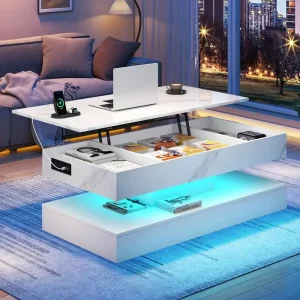 LED High Gloss Coffee Table