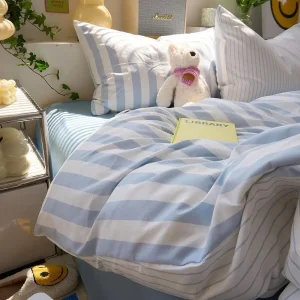 Twin XL Striped Comforter Set