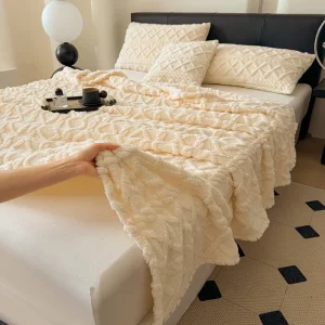 Ultra-Soft 3D Plush Fleece Blanket