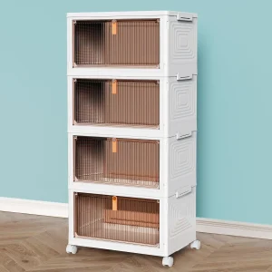 4-Tier Stackable Storage Bins