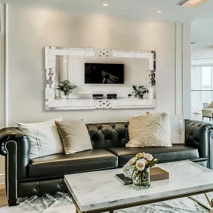 Crystal Crush Diamond Wall Mirror