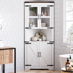 Farmhouse Corner Cabinet - Thumbnail Image 6