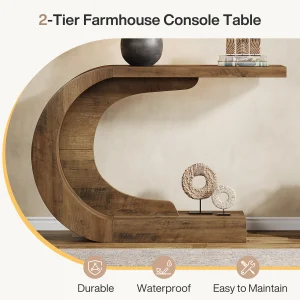 Tribesigns 43.3" Mid-Century Modern Console Table - Thumbnail Image 6