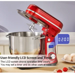BioloMix 1200W Kitchen Stand Mixer – 6L Capacity, 6-Speed Control - Thumbnail Image 4