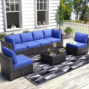 7-Piece Modular Patio Furniture Set