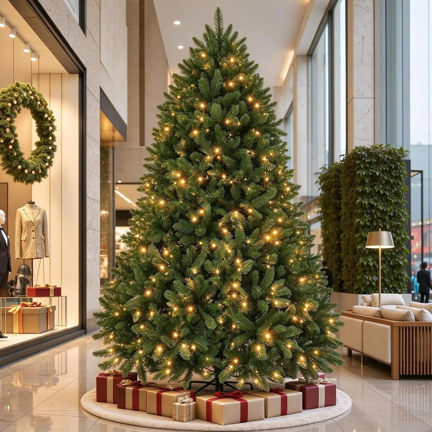 Garvee Pre-Lit Artificial Christmas Tree – 6FT & 7.5FT - Image 4