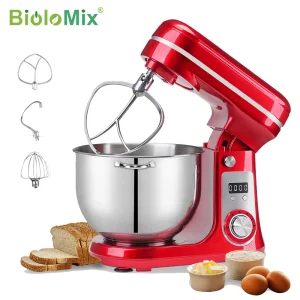 BioloMix 1200W Kitchen Stand Mixer – 6L Capacity, 6-Speed Control