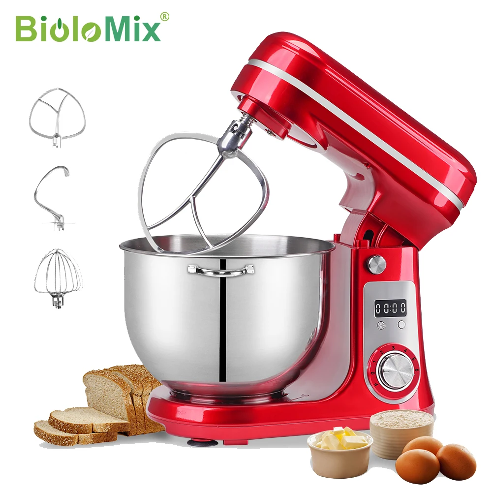BioloMix 1200W Kitchen Stand Mixer – 6L Capacity, 6-Speed Control - Image 1
