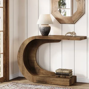 Tribesigns 43.3" Mid-Century Modern Console Table - Thumbnail Image 2