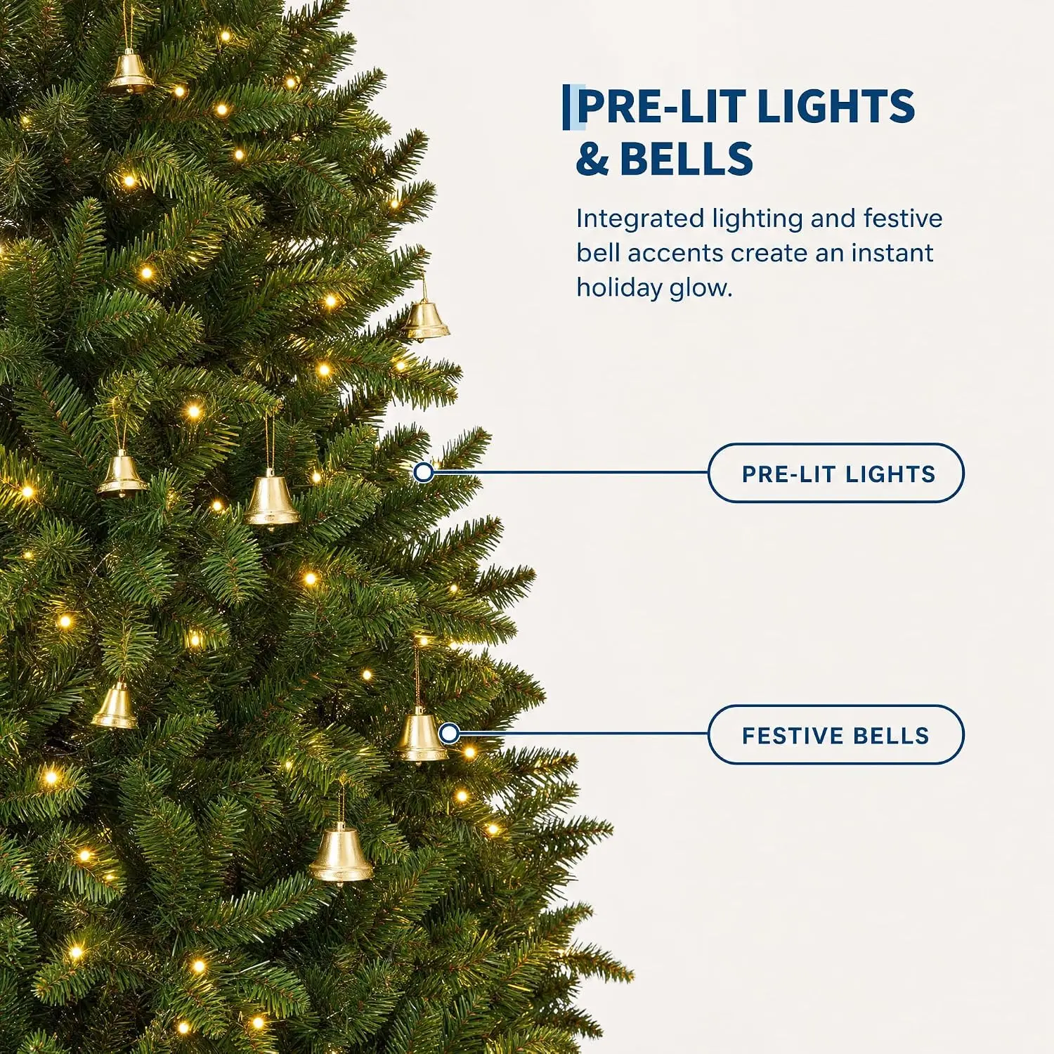 Garvee Pre-Lit Artificial Christmas Tree – 6FT & 7.5FT - Image 6