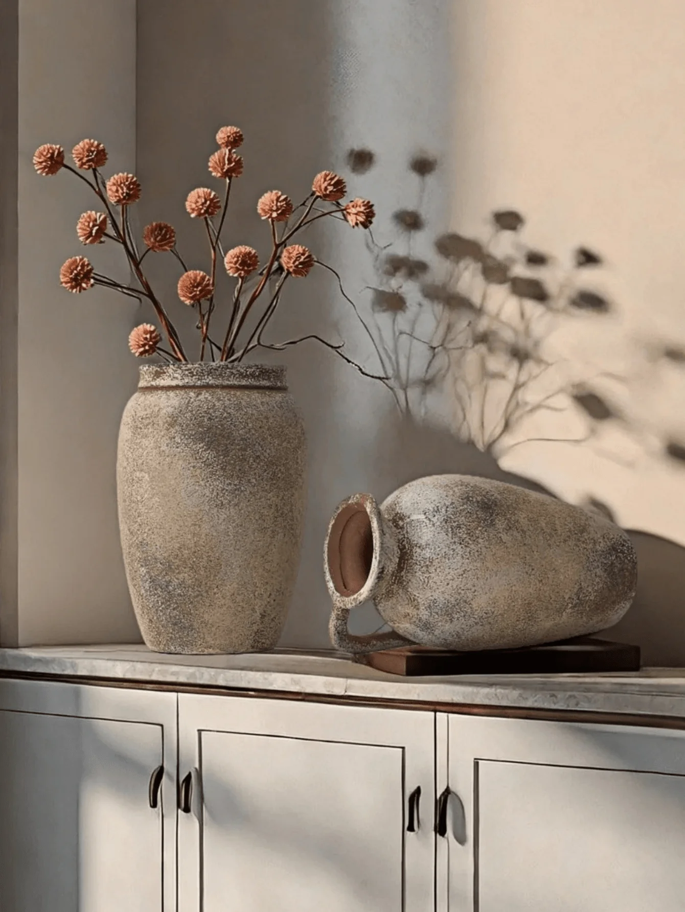 Handmade Vintage Wabi-Sabi Ceramic Vase – Rustic Farmhouse Home Décor - Image 7